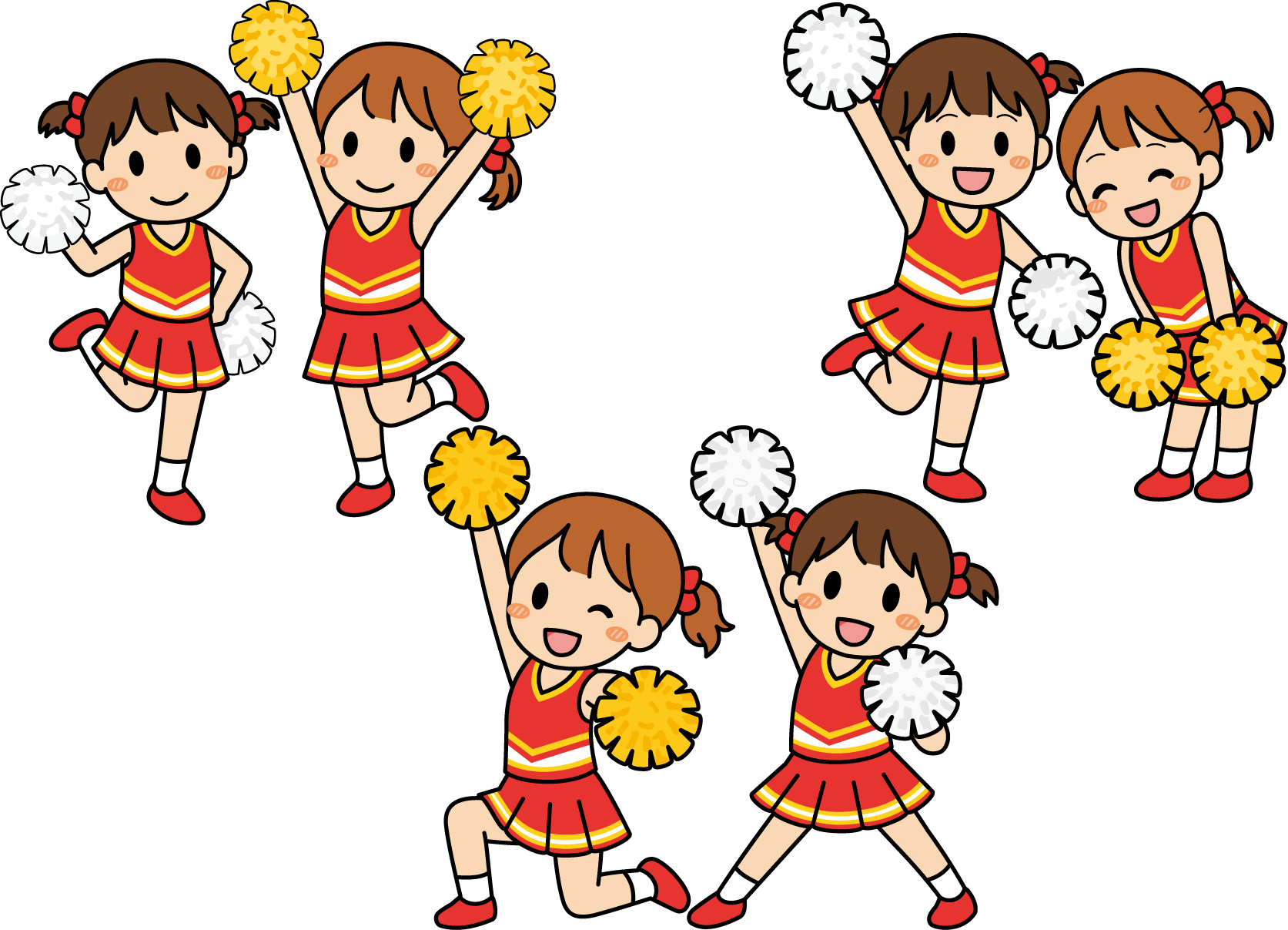 富山グラウジーズ専属ダンスチーム G.O.Wのイラスト